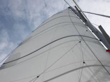 Full-battened mainsail