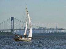 Manhattan bay sailing.