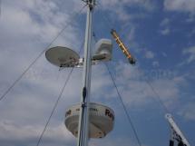 Mast and antennas