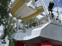 Meta JPB 47 - Aft arch and tender