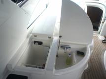 Fridge and sink in cockpit