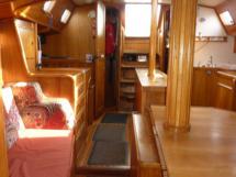 Saloon and companionway