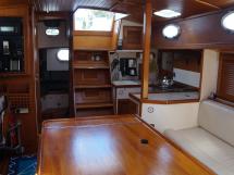 Meta 13m - Companionway and salooon