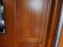 Hunter 38 - Satin varnished teak woodworks